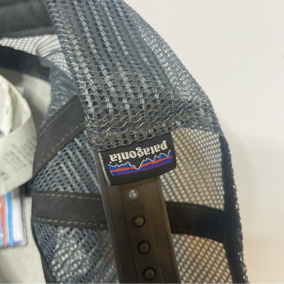 PATAGONIA classic black trucker hat with logo in the center OS - Picture 3 of 7